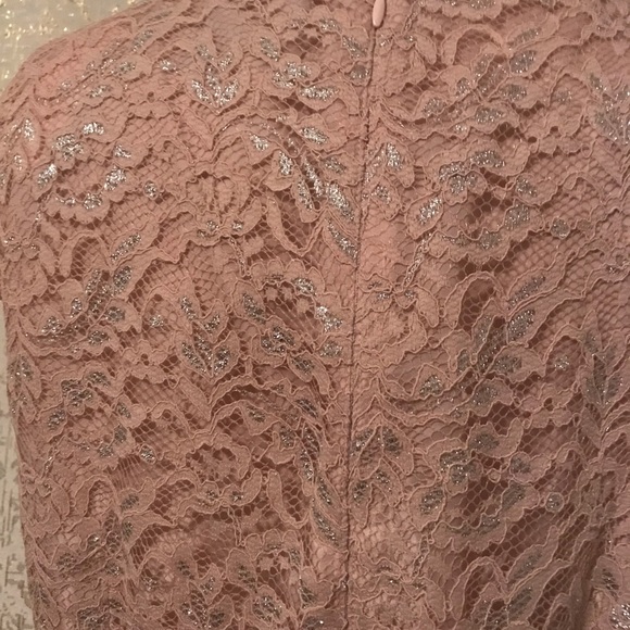 Jessica Howard shimmering pink lace dress, 10 - Picture 3 of 4